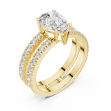 Gold Ring DDLR-1094, Yellow Gold, view 2