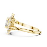 Gold Ring DDLR-405, Yellow Gold, view 3