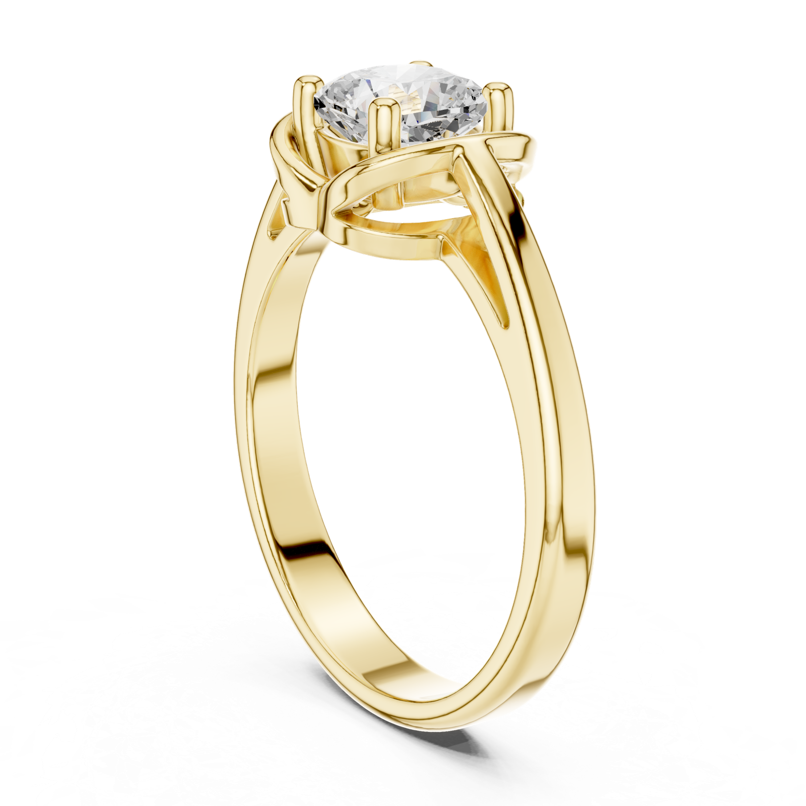 Gold Ring DDLR-503, Yellow Gold