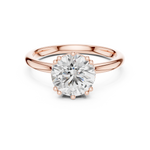 Gold Ring DDLR-931, Rose Gold, view 4