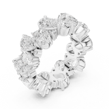 Gold Ring DDLR-312, White Gold, view 2
