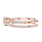 Gold Ring LR-0276, Rose Gold, view 3