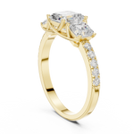 Gold Ring DDLR-1113, Yellow Gold, view 1