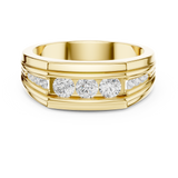 Gold Men's Ring GGR-0014, Yellow Gold, view 4