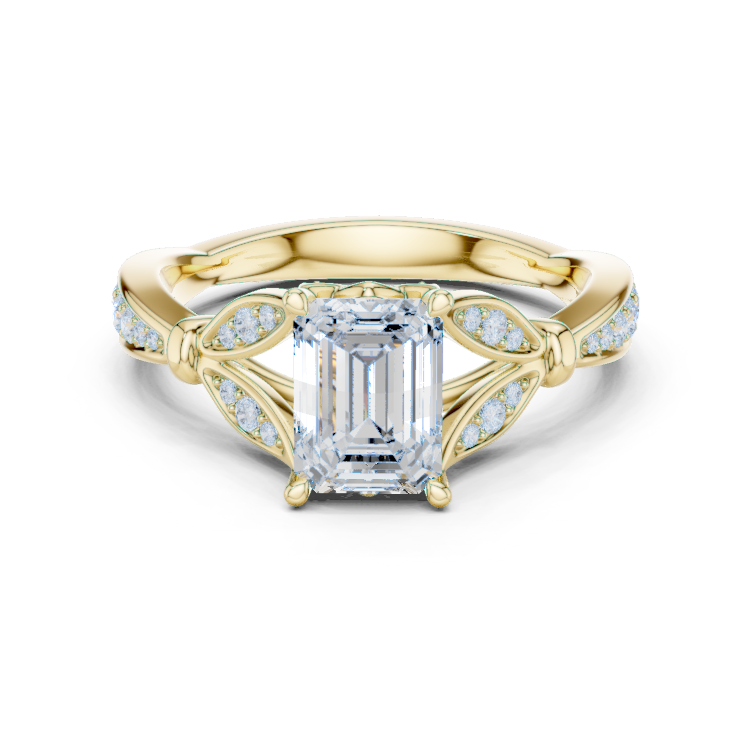Gold Ring DDLR-933, Yellow Gold