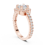 Gold Ring DDLR-314, Rose Gold, view 1