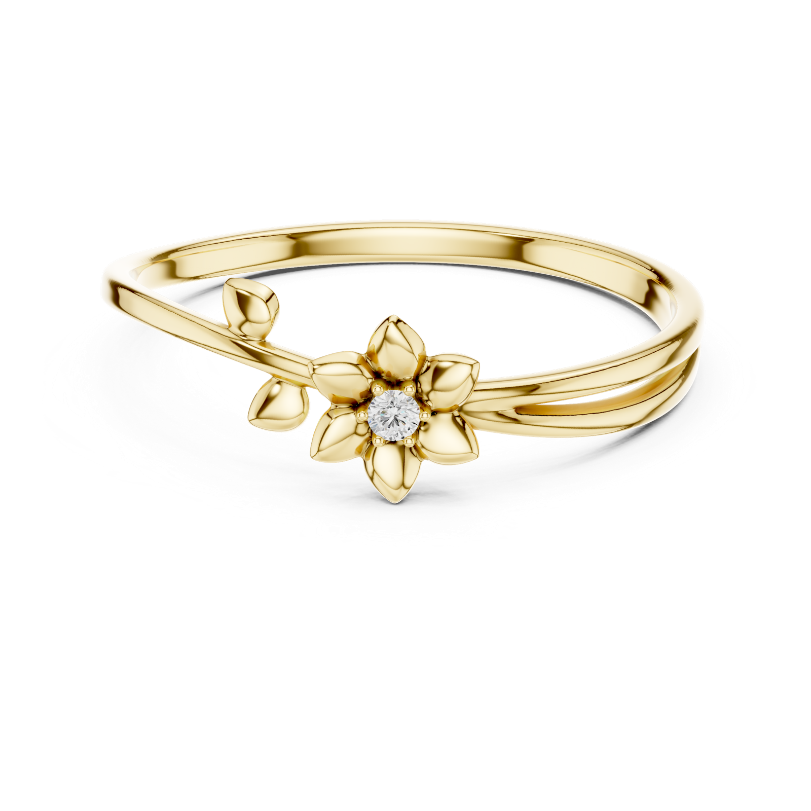 Gold Ring 1 (137), Yellow Gold, view 4