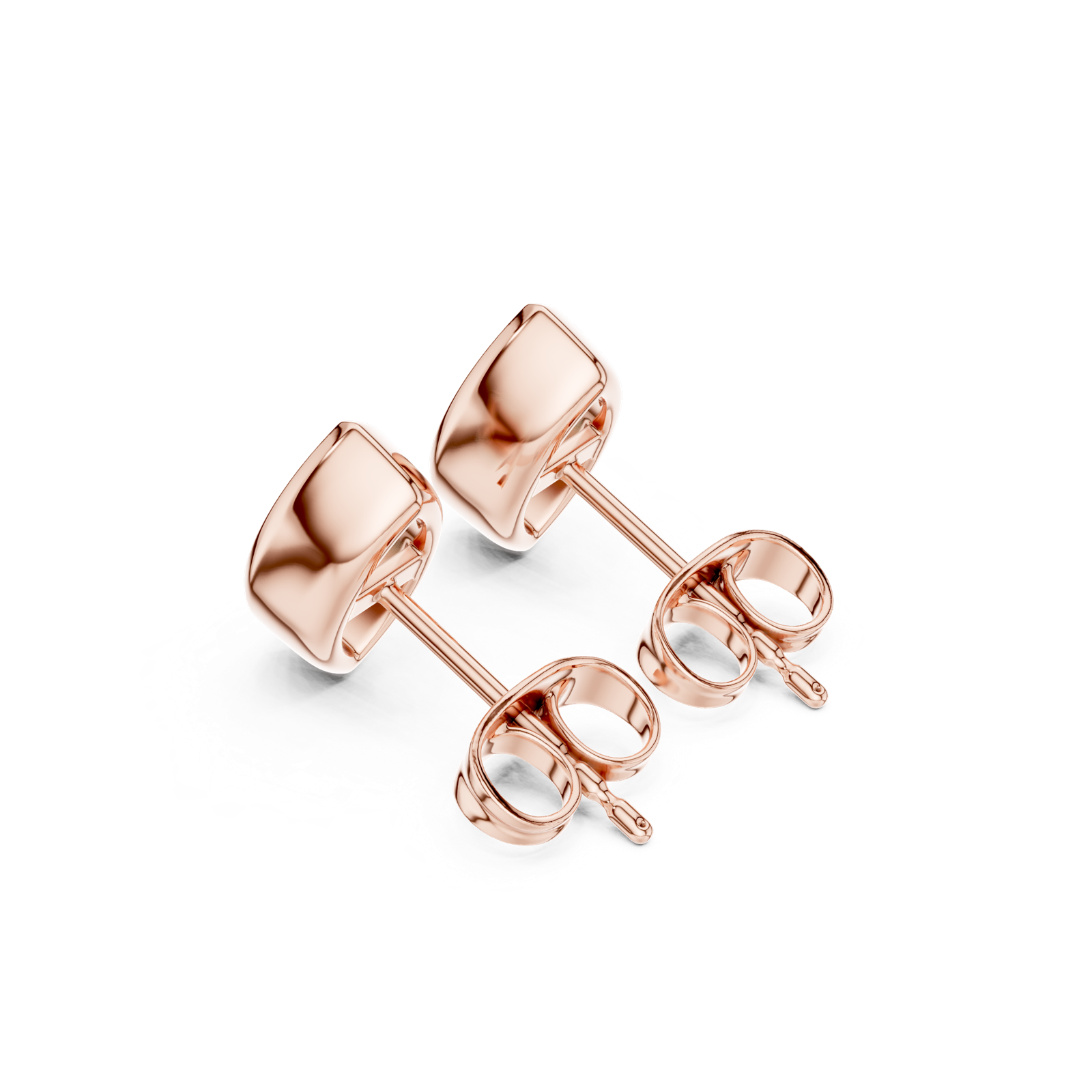 Gold Jewelry DDER-001, Marquise center stone, Rose Gold, view 2