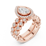 Gold Ring DDLR-296, Rose Gold, view 2