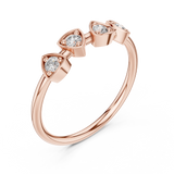 Gold Ring L28-11, Rose Gold, view 2