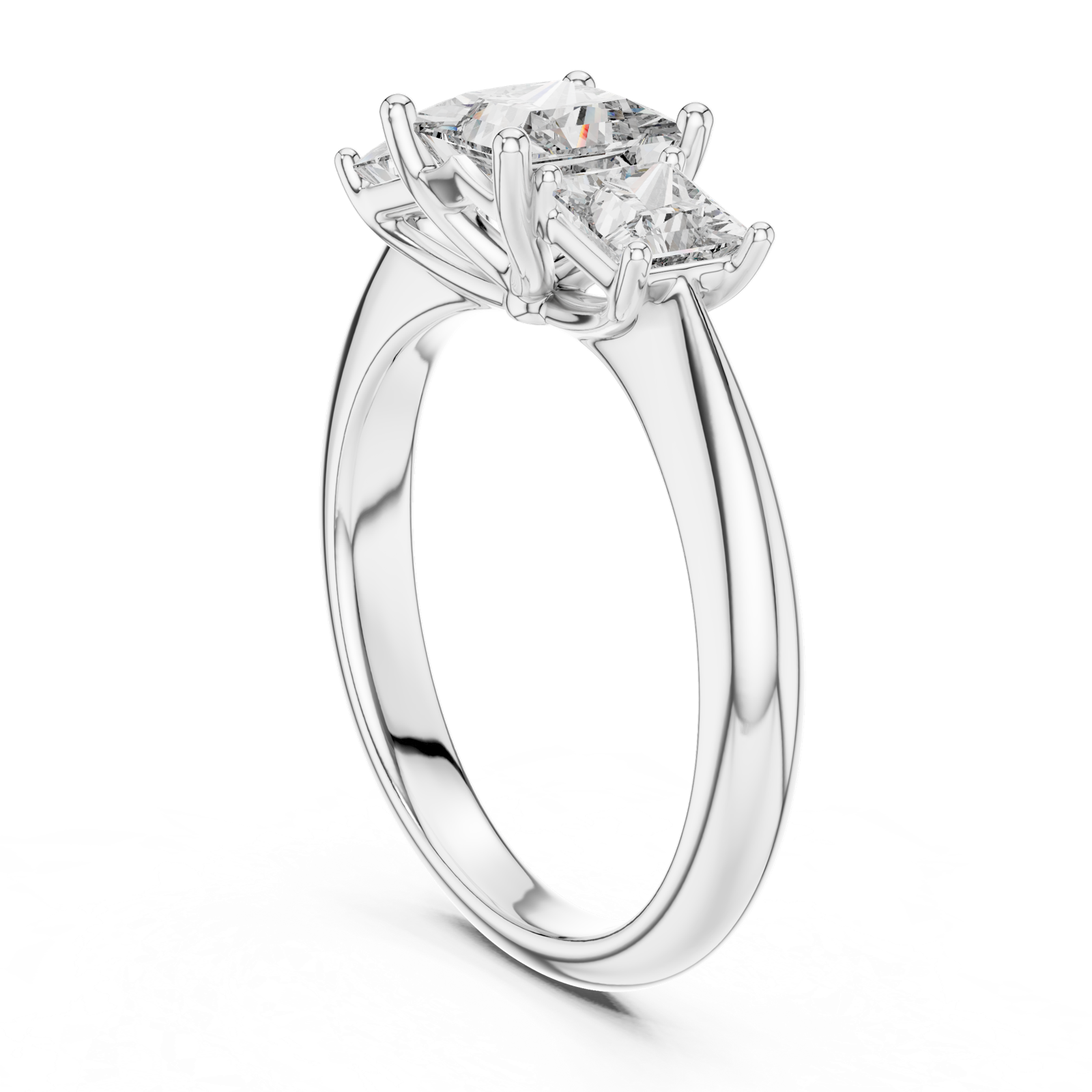Gold Ring DDLR-044, White Gold