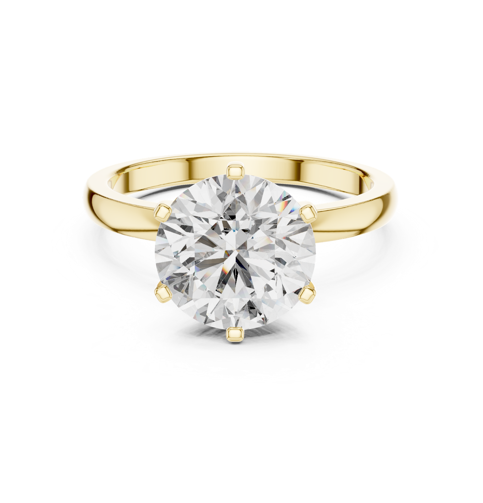 Gold Ring AOMLR105130, Yellow Gold, view 4