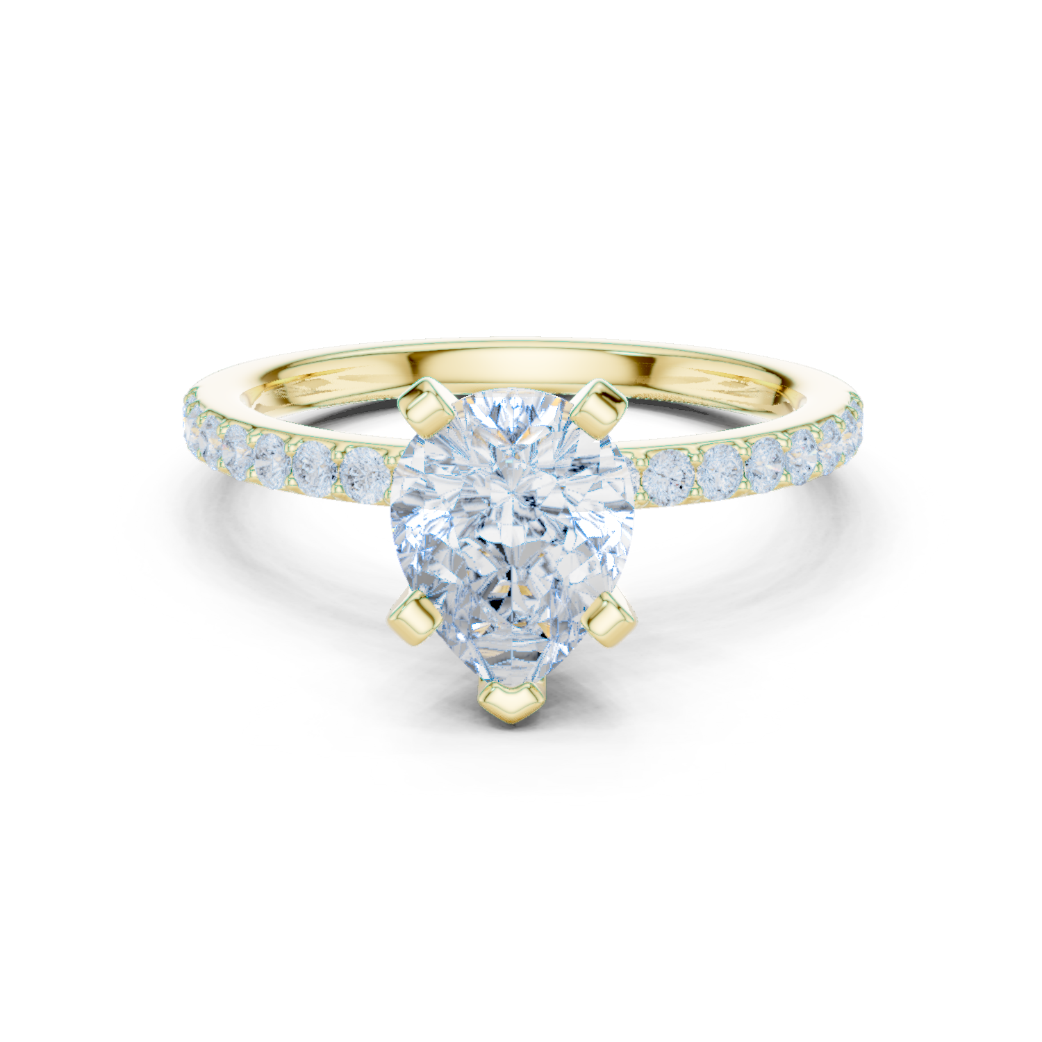Gold Ring DDLR-889, Yellow Gold