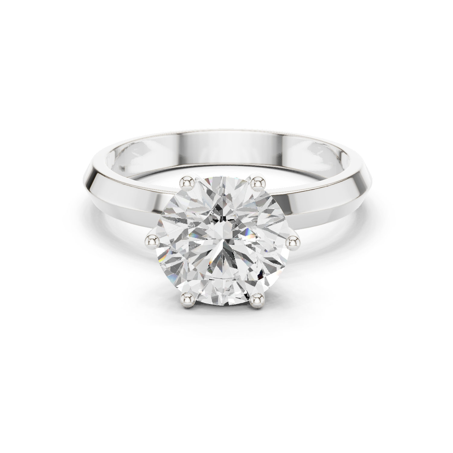 Gold Ring DDLR-694, White Gold