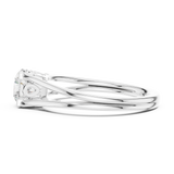 Gold Ring DDLR-544, White Gold, view 3