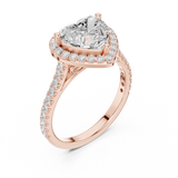 Gold Ring DDLR-432, Rose Gold, view 2