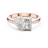 Gold Ring DDLR-526, Rose Gold