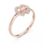 Gold Ring 1 (356), Rose Gold, view 2