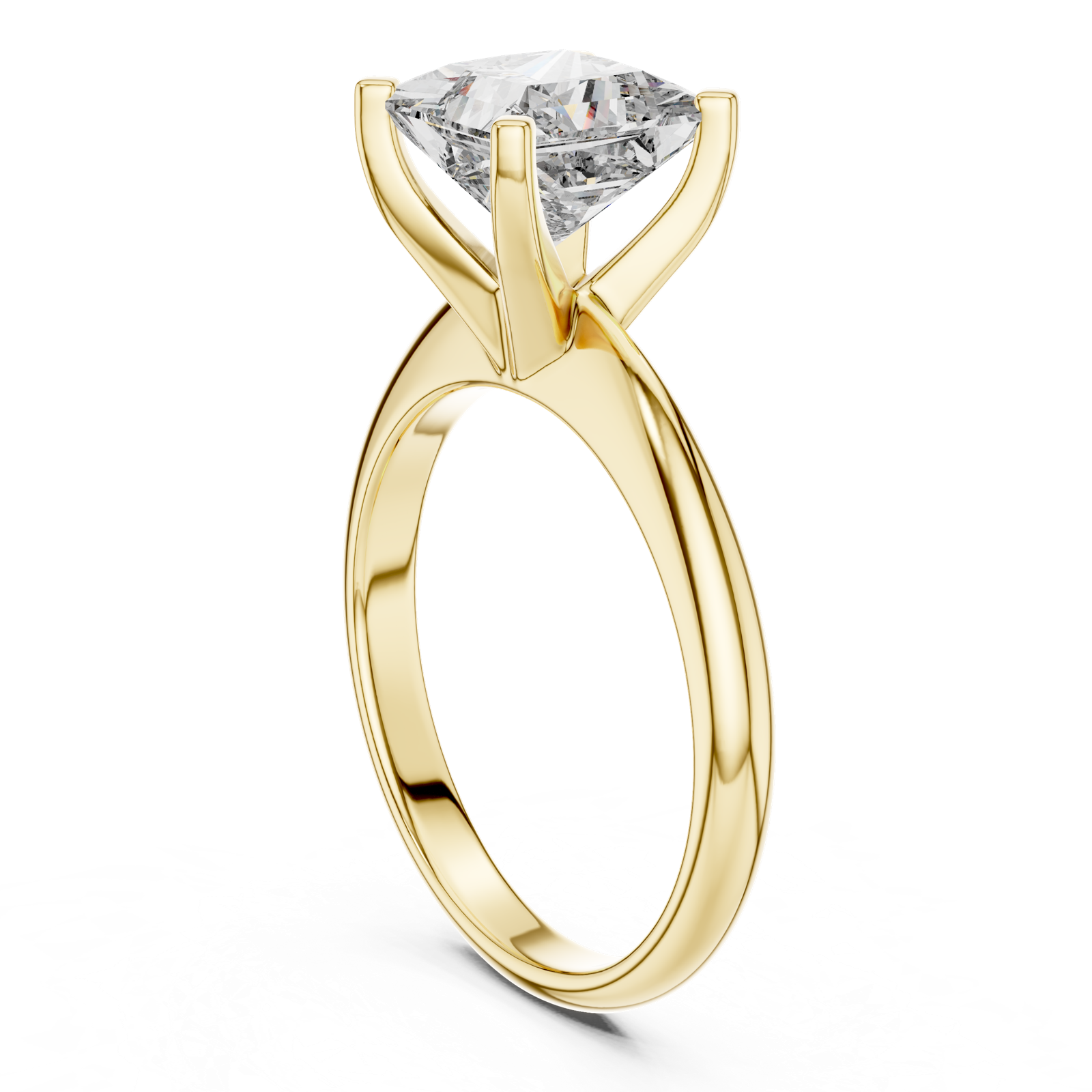 Gold Ring DDLR-053, Yellow Gold, view 1