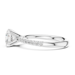 Gold Ring DDLR-628, White Gold, view 3