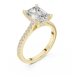 Gold Ring DDLR-1000, Yellow Gold, view 2