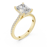 Gold Ring DDLR-1000, Yellow Gold, view 2