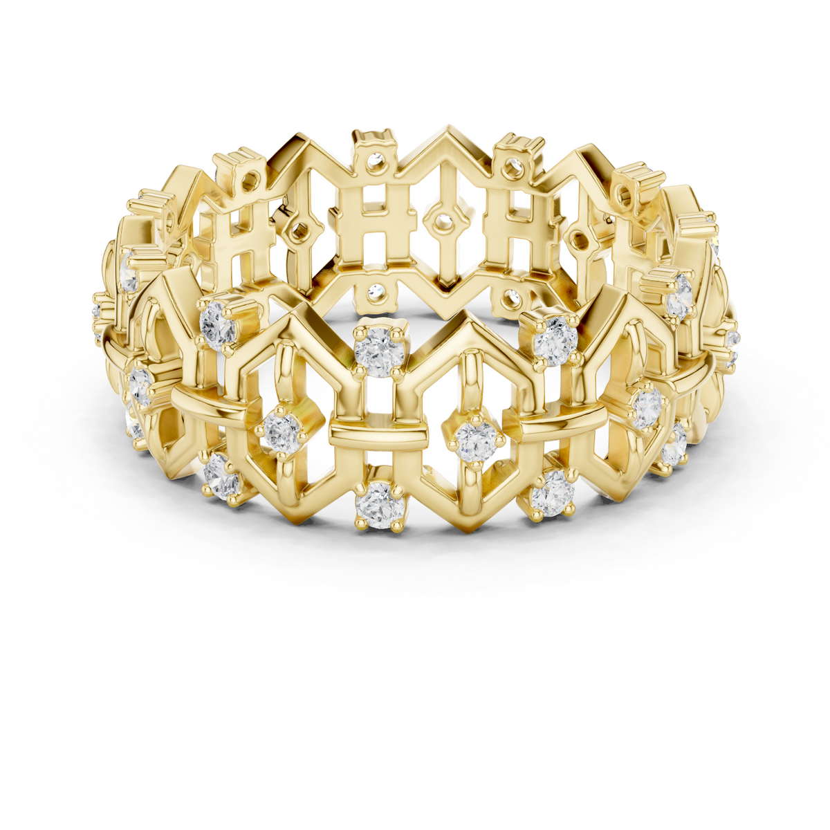 Gold Ring R29, Yellow Gold