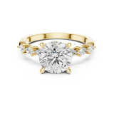 Gold Ring DDLR-1008, Yellow Gold, view 4