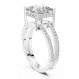 Gold Ring L03-1384, White Gold