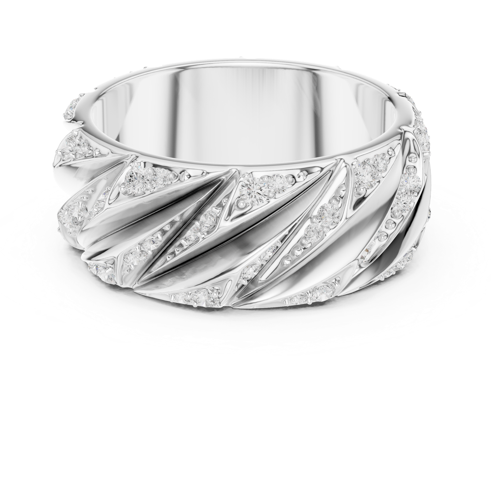 Gold Ring SBMR(7), White Gold, view 4