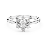 Gold Ring 1 (268), White Gold, view 4