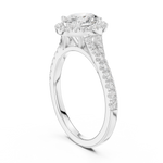 Gold Ring DDLR-910, White Gold, view 1