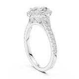 Gold Ring DDLR-910, White Gold, view 1