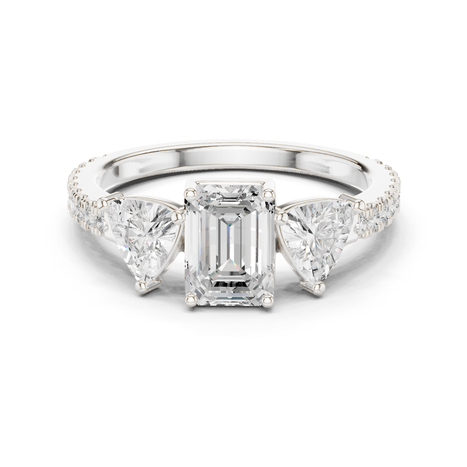 Gold Ring DDLR-1078, White Gold