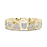 Gold Ring DDLR-218, Yellow Gold, view 3
