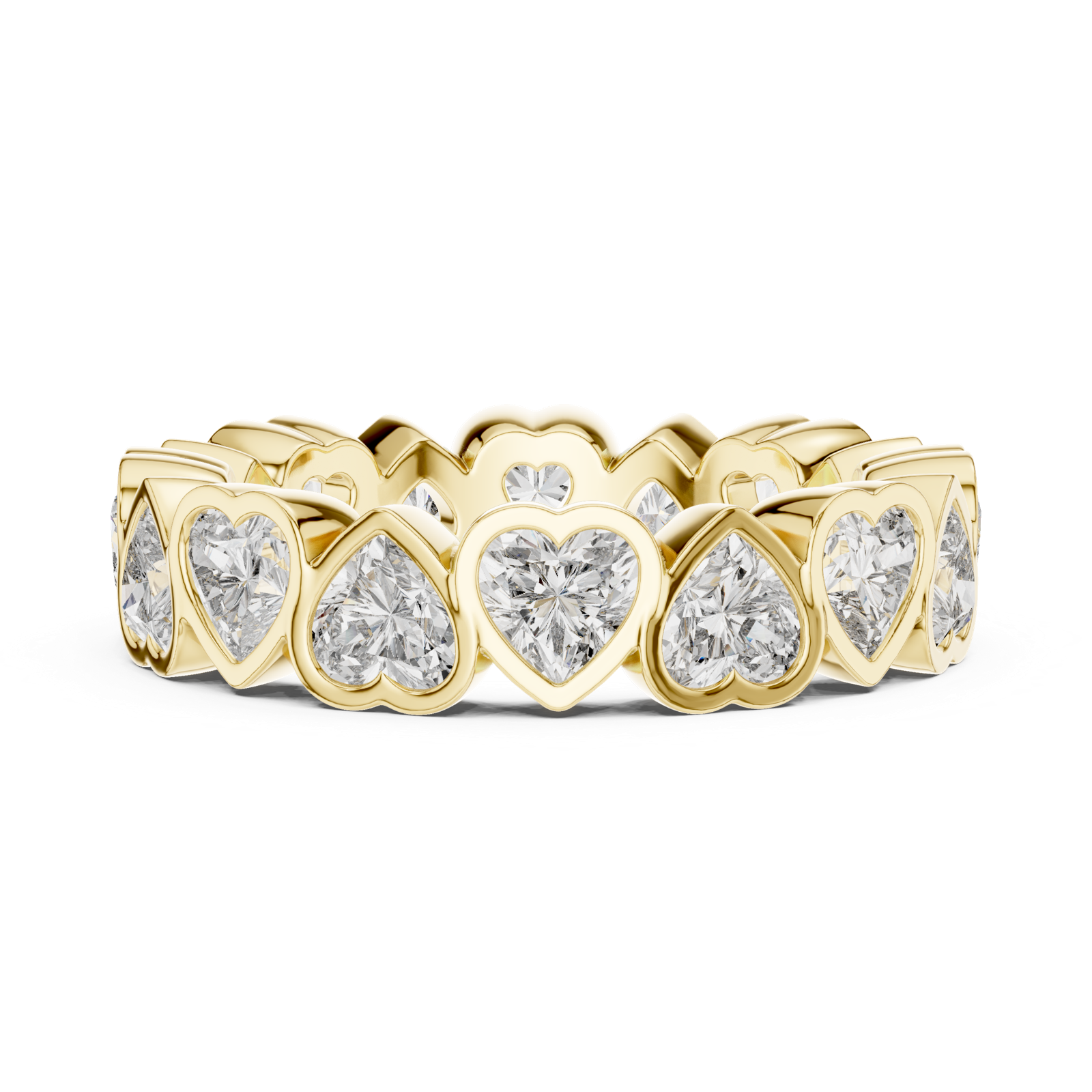 Gold Ring DDLR-218, Yellow Gold, view 3