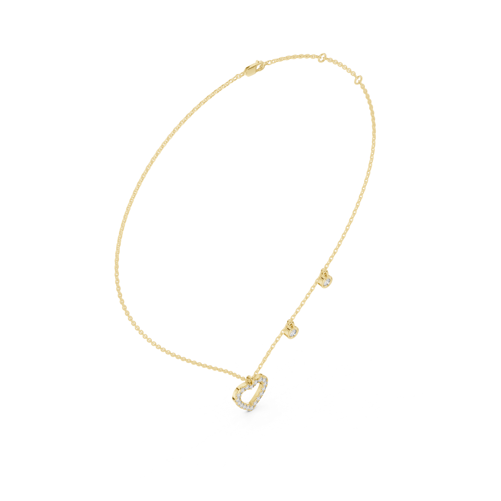 Gold Necklace GNK-0001, Yellow Gold, view 2