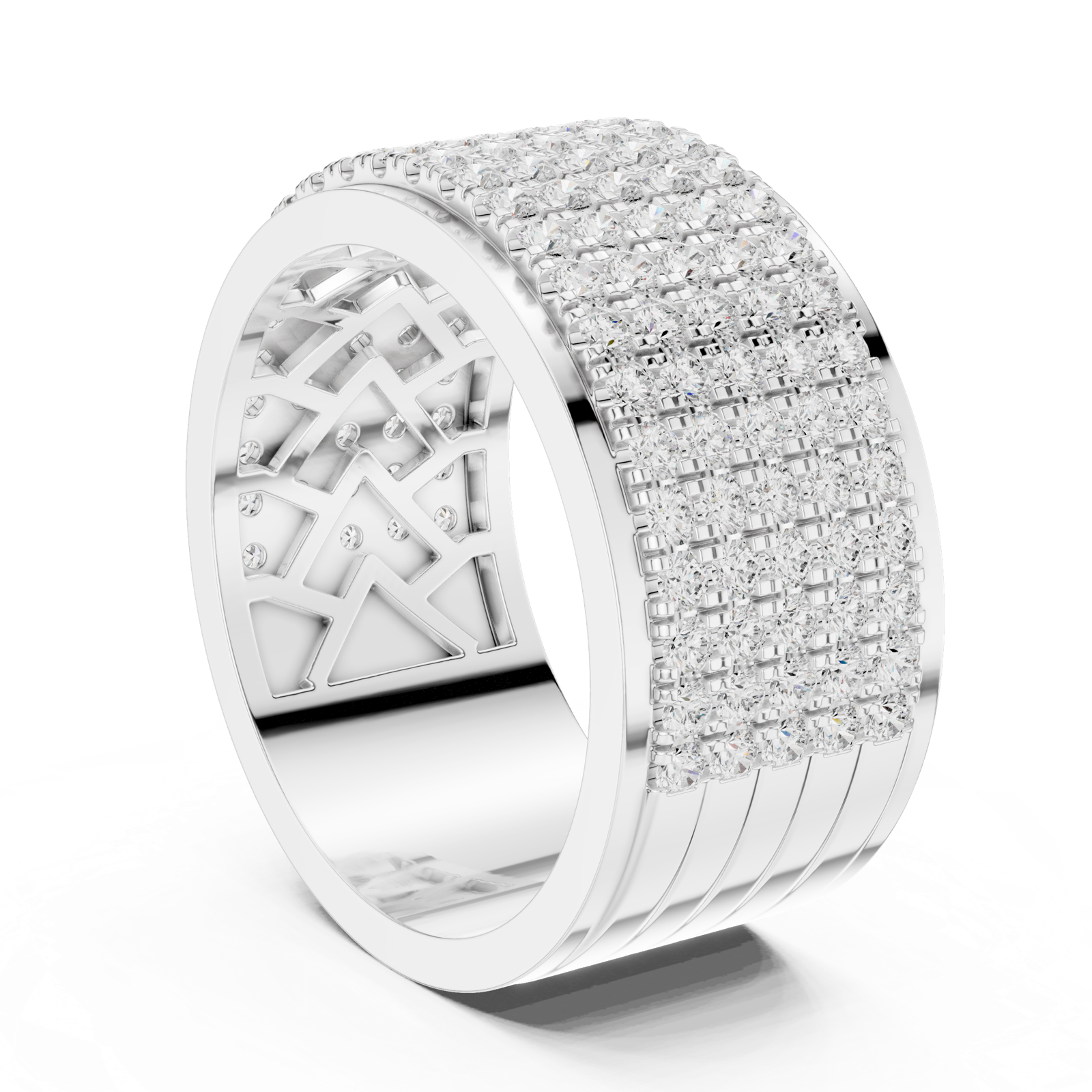 Gold Ring DDLR-428, White Gold