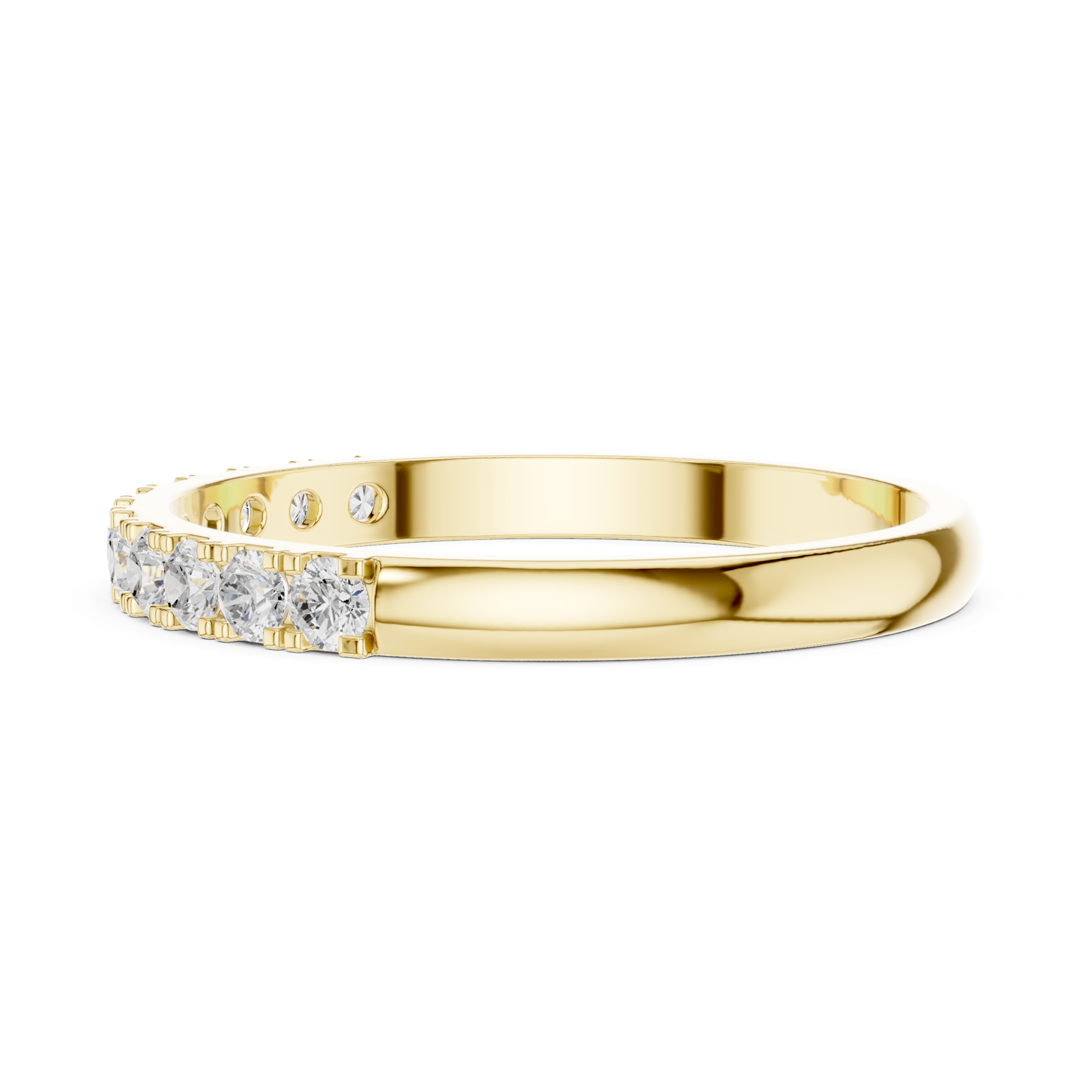 Gold Ring HLR-86, Yellow Gold, view 3