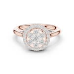 Gold Ring DDLR-578, Rose Gold