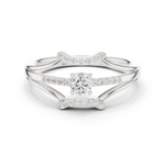 Gold Ring DDLR-843, White Gold