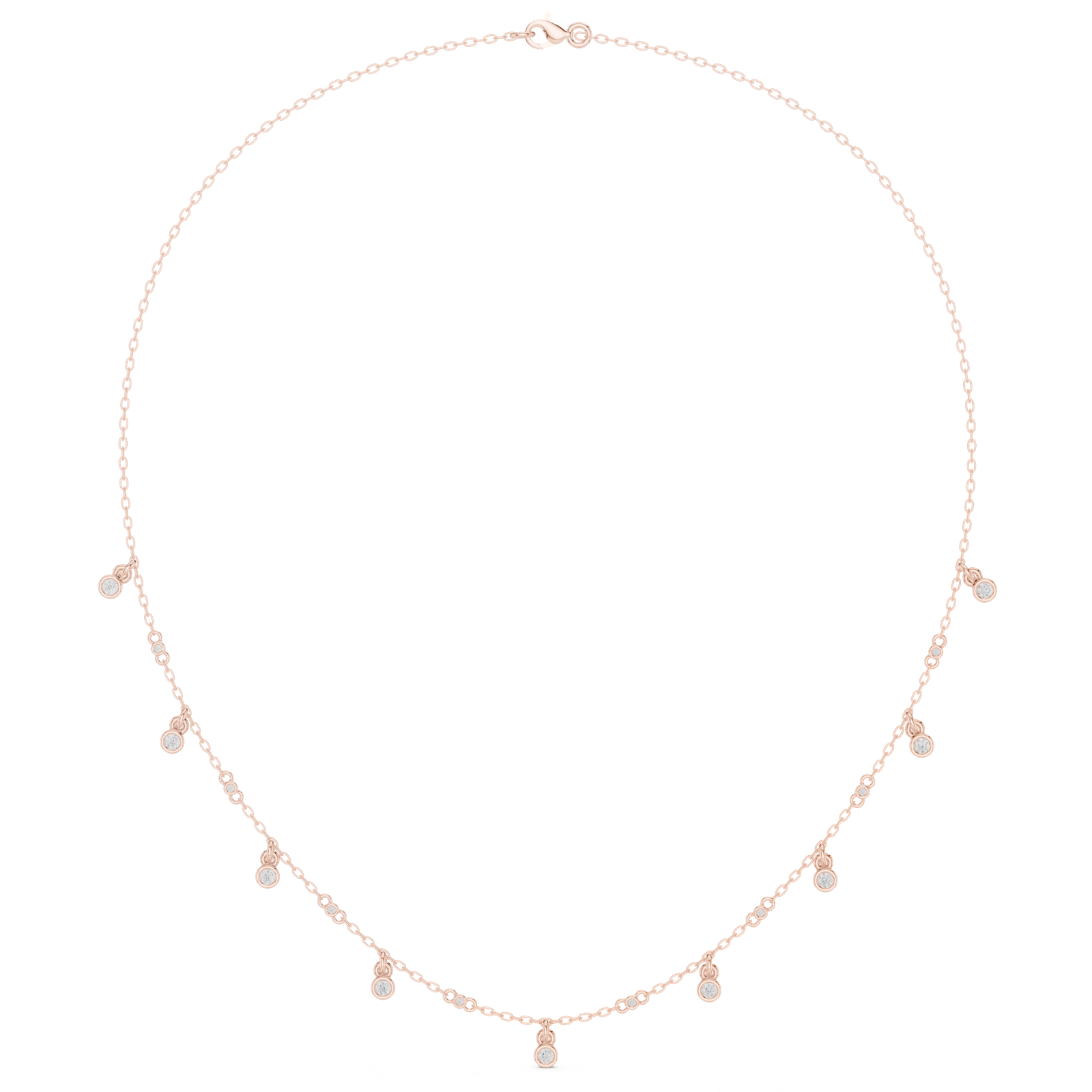 Gold Necklace SBWN (21), Rose Gold