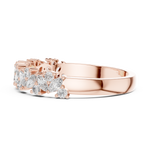 Gold Ring HLR-21, Rose Gold, view 3