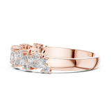Gold Ring HLR-21, Rose Gold, view 3