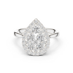 Gold Ring DDLR-785, White Gold
