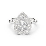 Gold Ring DDLR-785, White Gold