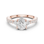 Gold Ring DDLR-860, Rose Gold