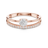 Gold Ring DDLR-832, Rose Gold, view 4