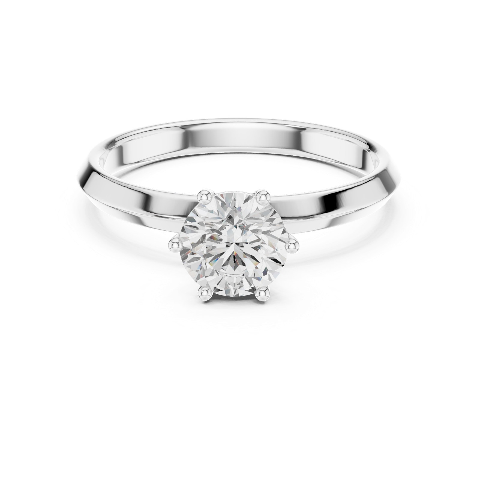 Gold Ring DDLR-766, White Gold, view 4