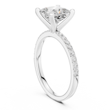 Gold Ring DDLR-890, White Gold, view 1